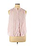 Gap 100% Cotton Pink Sleeveless Button-Down Shirt Size XL - photo 1