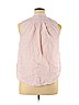 Gap 100% Cotton Pink Sleeveless Button-Down Shirt Size XL - photo 2