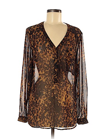 Merona Long Sleeve Blouse (view 1)