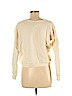 Patterson J. Kincaid 100% Cotton Ivory Sweatshirt Size M - photo 2
