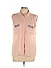 Silence and Noise 100% Polyester Pink Sleeveless Blouse Size L - photo 1