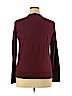 Ann Taylor LOFT Outlet 100% Cotton Burgundy Cardigan Size XL - photo 2