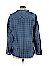 Jones New York 100% Cotton Blue Long Sleeve Button-Down Shirt Size XL - photo 2