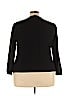 Kate Hill 100% Merino Wool Black Wool Pullover Sweater Size 3X - photo 2