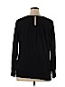 Daisy Fuentes 100% Rayon Black Long Sleeve Top Size XL - photo 2