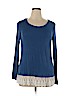 New Directions Blue Long Sleeve Top Size XL - photo 1