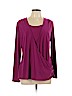 Coldwater Creek Purple Long Sleeve Top Size L - photo 1