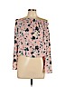 Love, Fire 100% Polyester Pink Long Sleeve Blouse Size L - photo 1