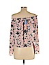 Love, Fire 100% Polyester Pink Long Sleeve Blouse Size L - photo 2