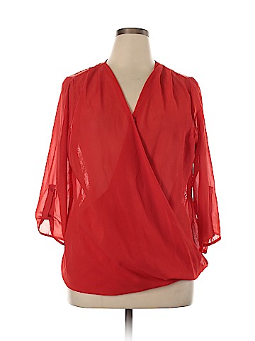 Lucy Diamonds 3/4 Sleeve Blouse (view 1)