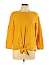 Old Navy 100% Cotton Yellow Pullover Sweater Size L - photo 1