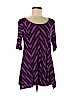Dana Buchman Purple Short Sleeve Top Size M - photo 1