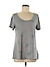 Lularoe Gray Short Sleeve T-Shirt Size M - photo 1