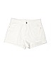 H&M Ivory Denim Shorts Size 6 - photo 1