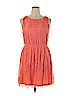 Eyeshadow 100% Nylon Orange Casual Dress Size XL - photo 1