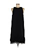 Banana Republic 100% Polyester Black Casual Dress Size 8 - photo 1