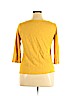 A New Day 100% Cotton Yellow Short Sleeve Top Size XL - photo 2