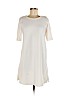 Ann Taylor 100% Polyester White Casual Dress Size M - photo 1