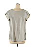 Chico's 100% Polyester Gray Short Sleeve Blouse Size Med (1) - photo 1