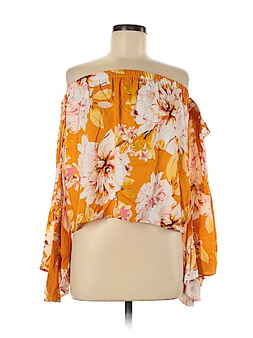 Charlotte Russe Long Sleeve Blouse (view 1)