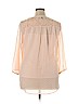 New Directions 100% Polyester Pink 3/4 Sleeve Blouse Size XL - photo 2