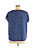 Simply Vera Vera Wang Blue Short Sleeve T-Shirt Size XL - photo 2