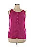 Kenneth Cole REACTION 100% Polyester Pink Sleeveless Blouse Size XL - photo 1