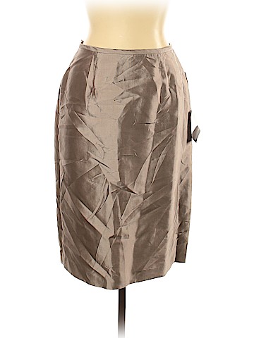 Adrianna Papell Silk Skirt (view 1)
