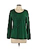 Coldwater Creek Green Long Sleeve Top Size L - photo 1