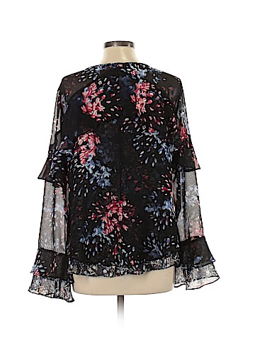 White House Black Market Long Sleeve Blouse (view 2)