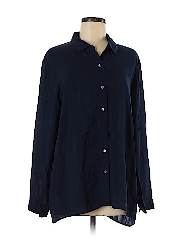 Velvet Long Sleeve Blouse (view 1)