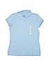 Old Navy Solid Blue Short Sleeve Polo Size 10 - 12 - photo 1