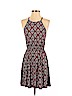 French Grey Burgundy Casual Dress Size S - photo 1