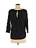 American Eagle Outfitters Black 3/4 Sleeve Top Size L - photo 2