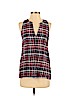 Joie 100% Cotton Burgundy Sleeveless Top Size S - photo 1