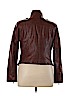 Guess 100% Polyurethane Brown Faux Leather Jacket Size XL - photo 2