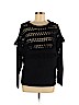 JOA 100% Acrylic Black Pullover Sweater Size M - photo 1