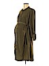Liz Lange Maternity 100% Polyester Green Casual Dress Size L - photo 1