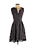 Cynthia Rowley 100% Linen Gray Casual Dress Size 0 - photo 1