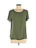 Ann Taylor LOFT 100% Polyester Green Short Sleeve Blouse Size M - photo 1