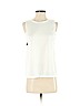 Nike 100% Polyester White Active Tank Size S - photo 1