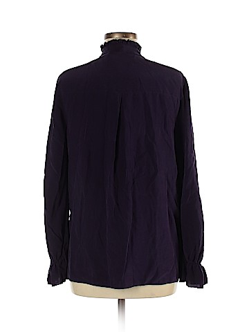 Elie Tahari Long Sleeve Silk Top (view 2)