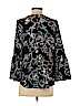 Apt. 9 100% Polyester Black 3/4 Sleeve Blouse Size XS - photo 2