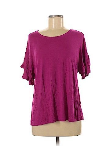 A.n.a Short Sleeve Top (view 1)