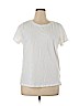 Talbots 100% Cotton White Short Sleeve T-Shirt Size XL - photo 1