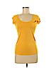 BCBGeneration 100% Cotton Yellow Short Sleeve T-Shirt Size M - photo 1