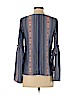 LC Lauren Conrad 100% Rayon Blue Long Sleeve Blouse Size XS - photo 2