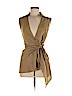 Toby Heart Ginger 100% Polyester Tan Sleeveless Blouse Size S - photo 1