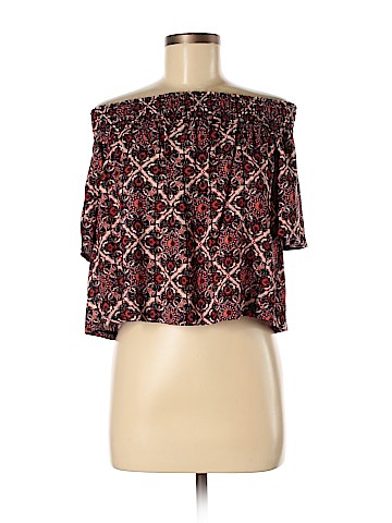 Topshop Short Sleeve Blouse (view 1)