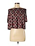Topshop 100% Viscose Tan Short Sleeve Blouse Size 6 - photo 1
